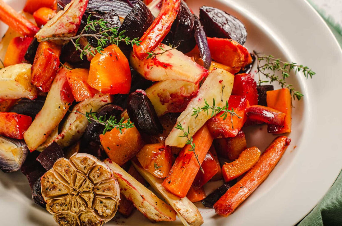 Honey Balsamic Roasted Vegetables