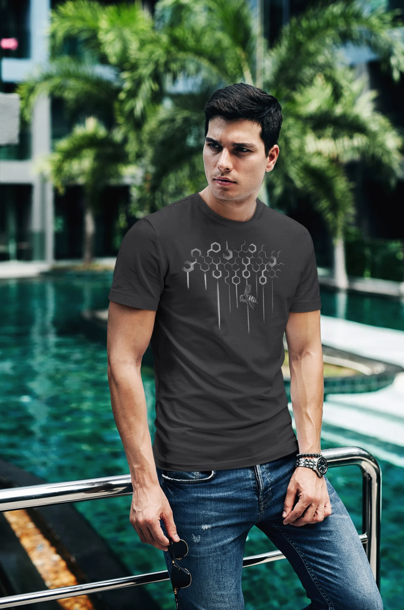 Honeycomb Drip T-Shirt