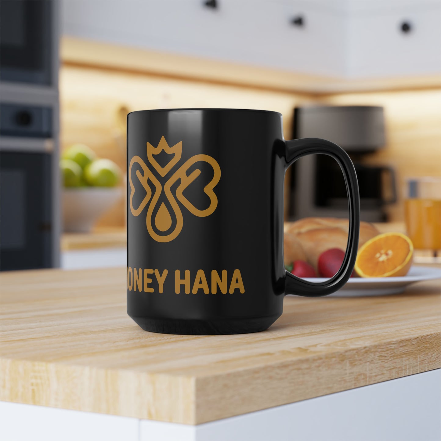 Black Mug Honey Hana