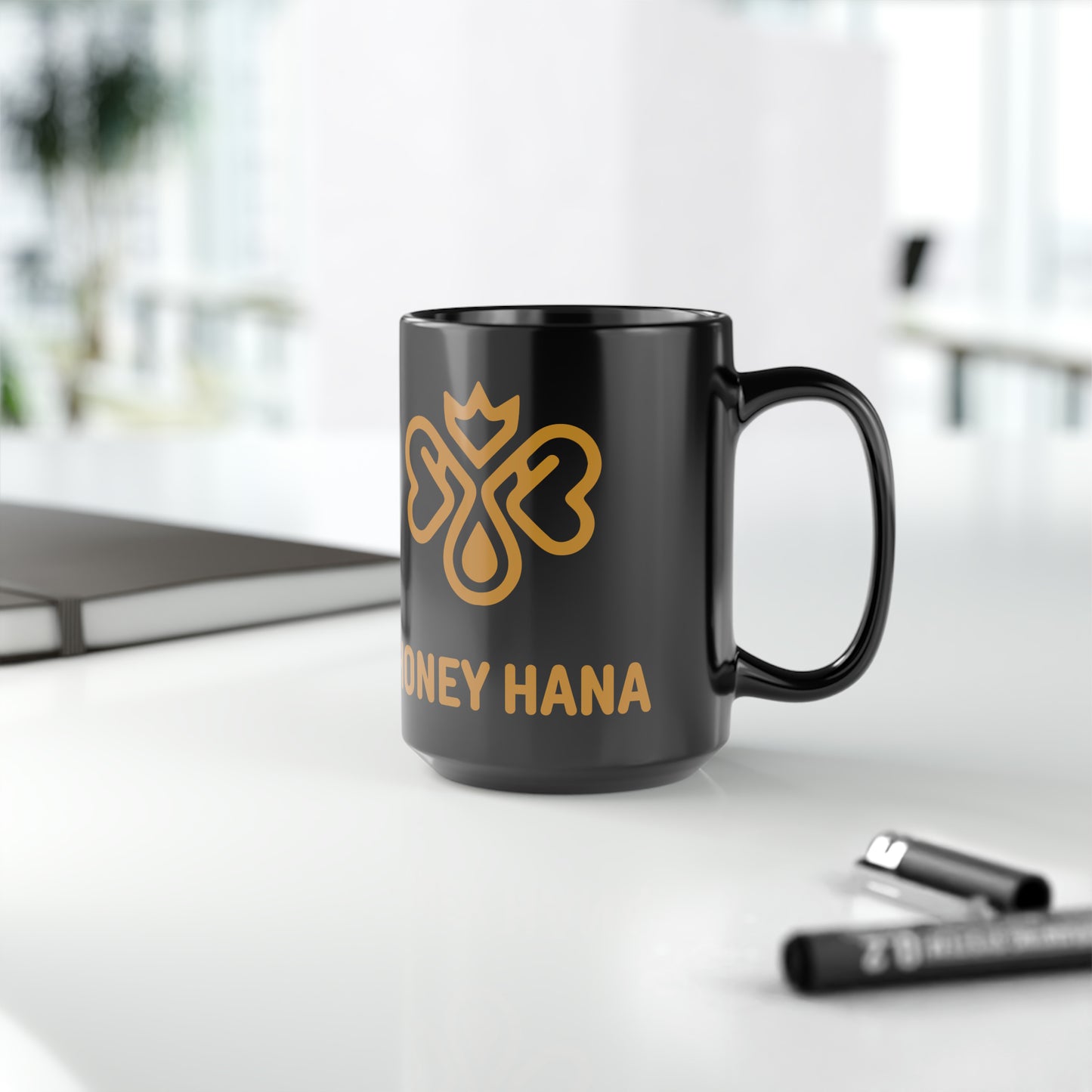 Black Mug Honey Hana