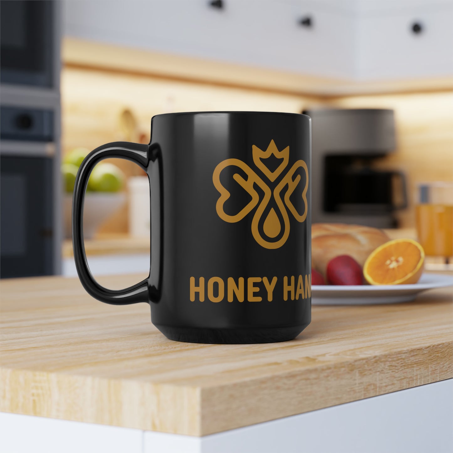 Black Mug Honey Hana