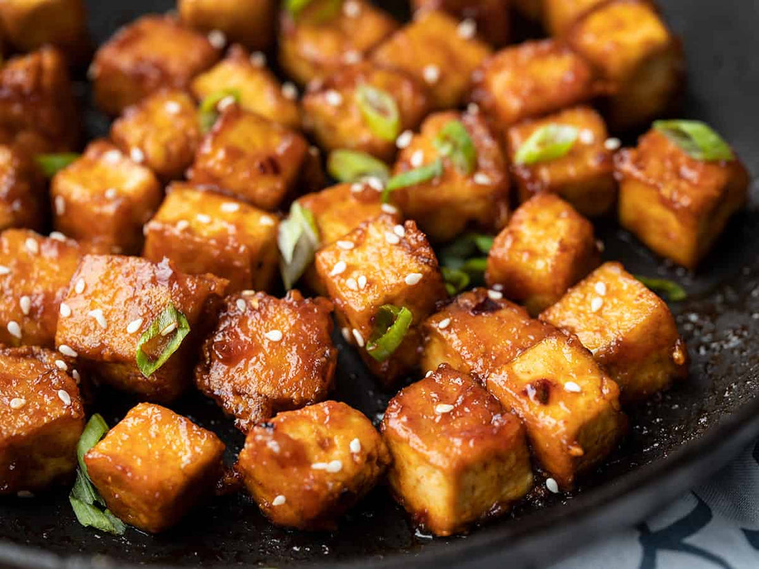 Honey Ginger Glazed Tofu
